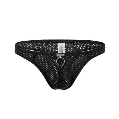 Low-Rise Bulge Pouch Thong – 8 Colours | M–2XL | Nylon & Lycra