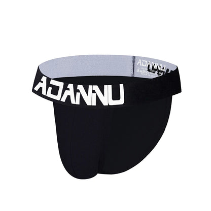 Men's Brief – Black & White | M–2XL | Cotton & Lycra