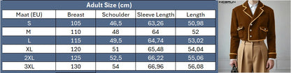 INCERUN Men's Patchwork Lapel Crop Jacket – Long Sleeve Button Streetwear Coat | S–XXXL
