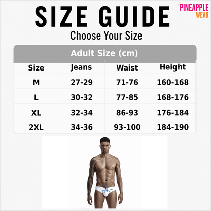 Low-Rise Swim Brief – 3 Colours | M–XXL | Nylon & Spandex