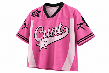 V-Neck Sport Jersey – Cunt Print | S–6XL | Polyester
