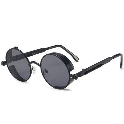 Round Metal Sunglasses – 10 Colours | One Size | Polarized Mirror & UV400