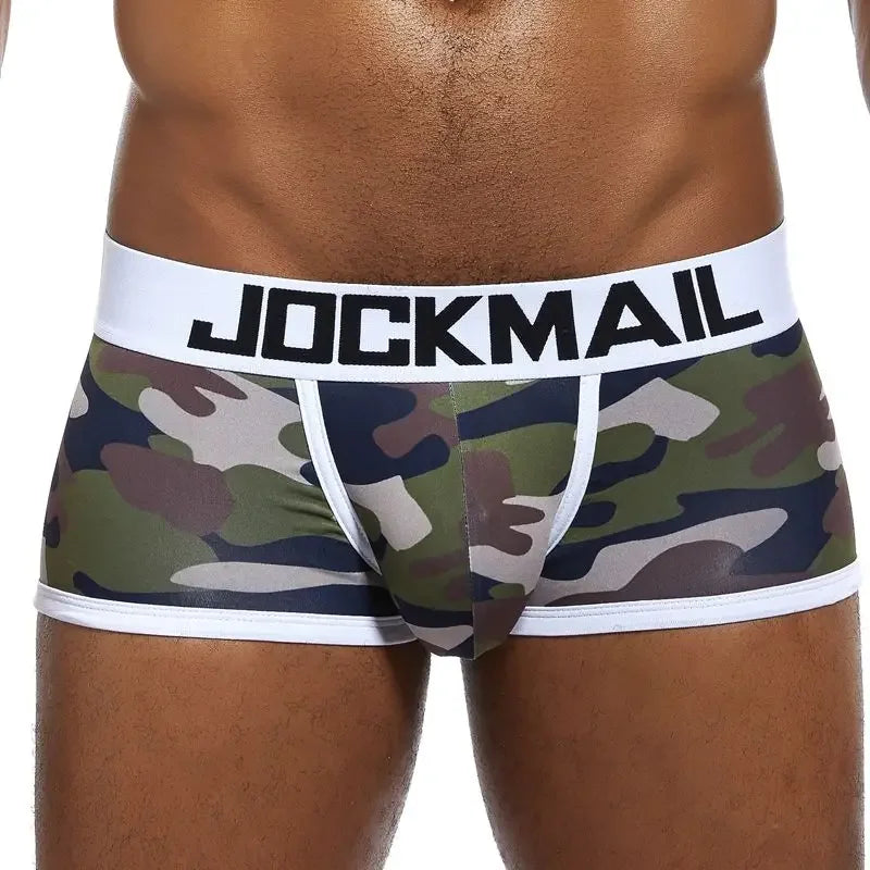 Quick-Dry Camo Boxer Short – 4 Colours | M–2XL | Nylon & Lycra