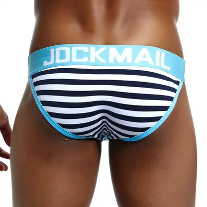 Stripe Print Brief – Bold Graphic Underwear | M–2XL