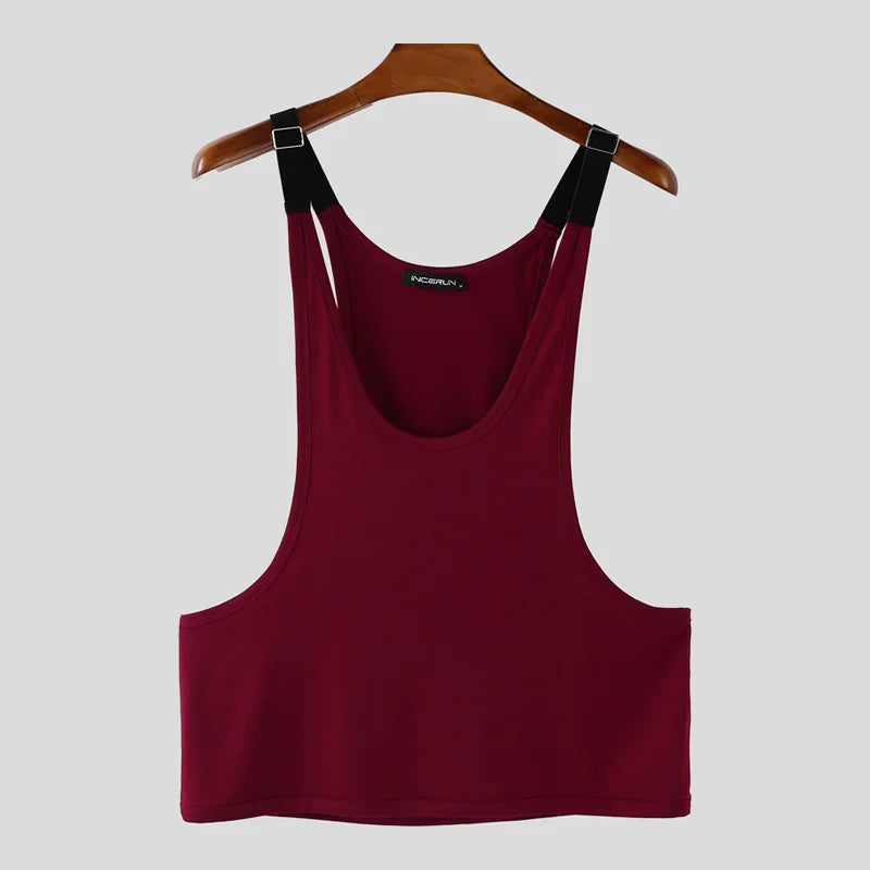 Shoulder Buckle Tank Top