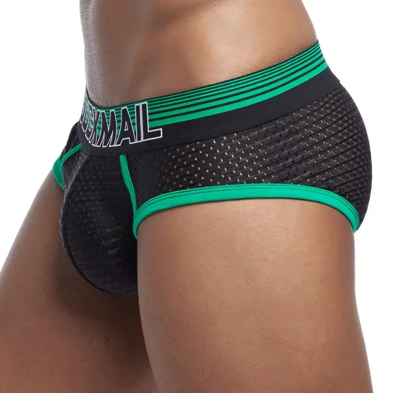 Mesh Hip Brief – Bold Colour Underwear | M–2XL