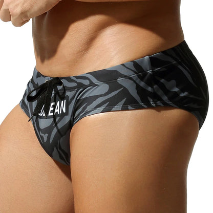 Low-Rise Bikini Swim Brief – 6 Colours | M–2XL | Polyester & Spandex
