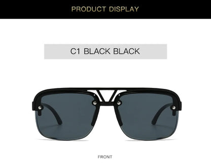 Retro Square Sunglasses – UV400 | 8 Colours | Resin Frame