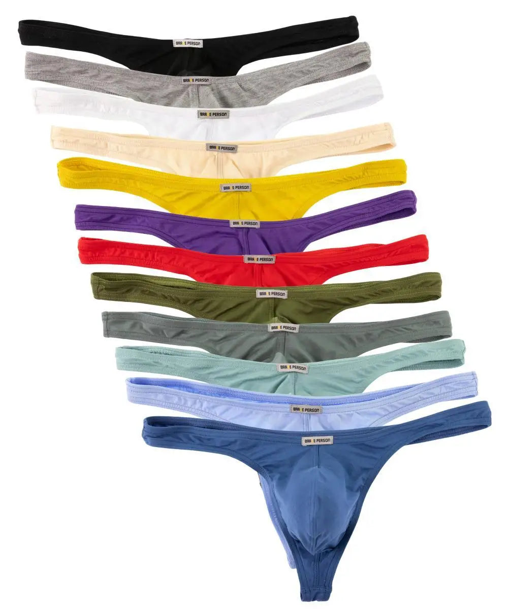 Men's G-String Thong – 12 Colours | S–XL | Modal & Lycra