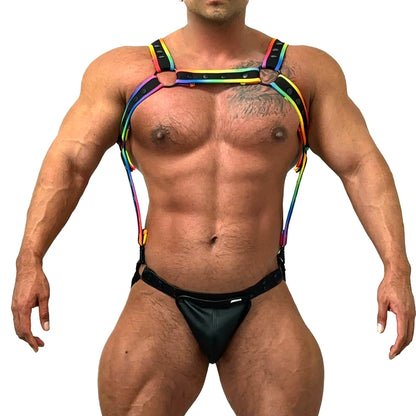 Body Harness with Removable Pouch – 14 Styles | One Size | Faux Leather