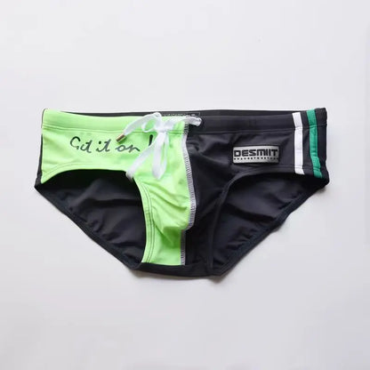 Colour Block Swim Brief – 4 Colours | M–2XL | Polyester & Elastane