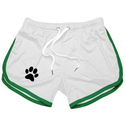 Breathable Mesh Shorts with Paw Print – 17 Colours | Sizes by Weight | M–XXL