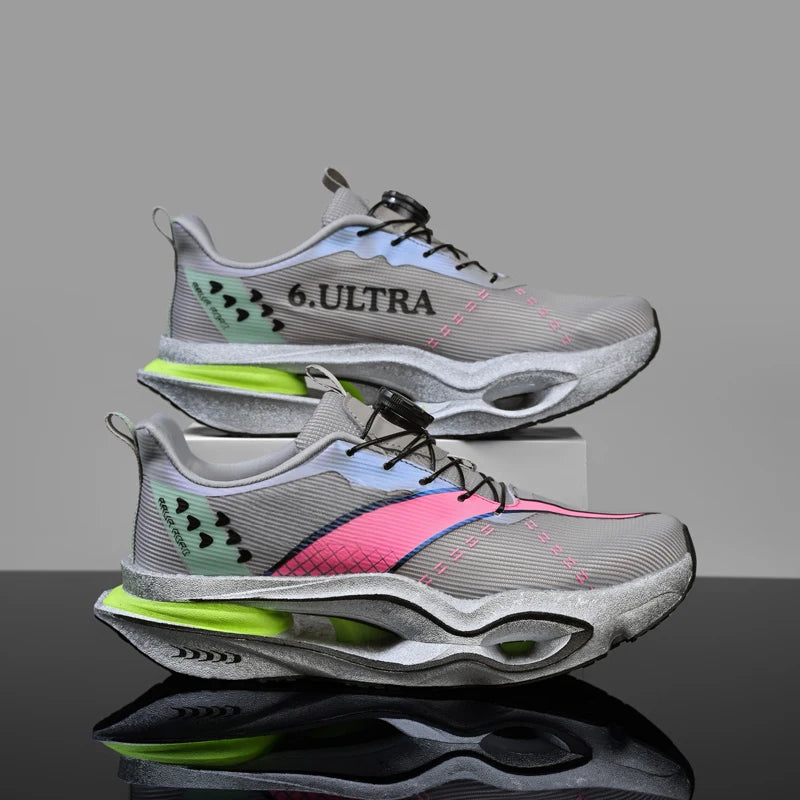 Air Cushion Running Sneaker | Breathable Mesh | Grey  | EU 35–44