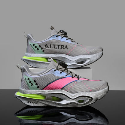 Air Cushion Running Sneaker | Breathable Mesh | Grey  | EU 35–44
