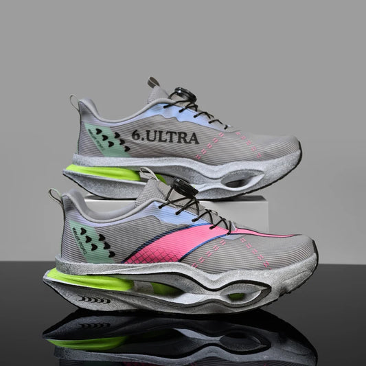 Air Cushion Running Sneaker | Breathable Mesh | Grey  | EU 35–44