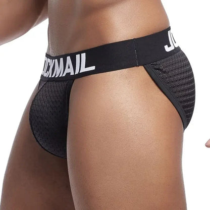 Jockmail string slip met meshstof