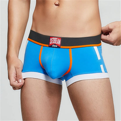 Low-Rise Cotton Boxer Briefs – 8 Colours | M–2XL | Cotton & Elastane