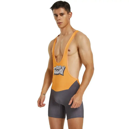 Multi-Colour Wrestling Suit – 2 Colours | M–2XL | Polyester & Lycra