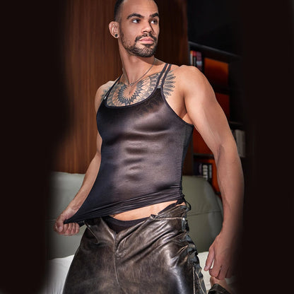 Sheer Gloss Tank Top