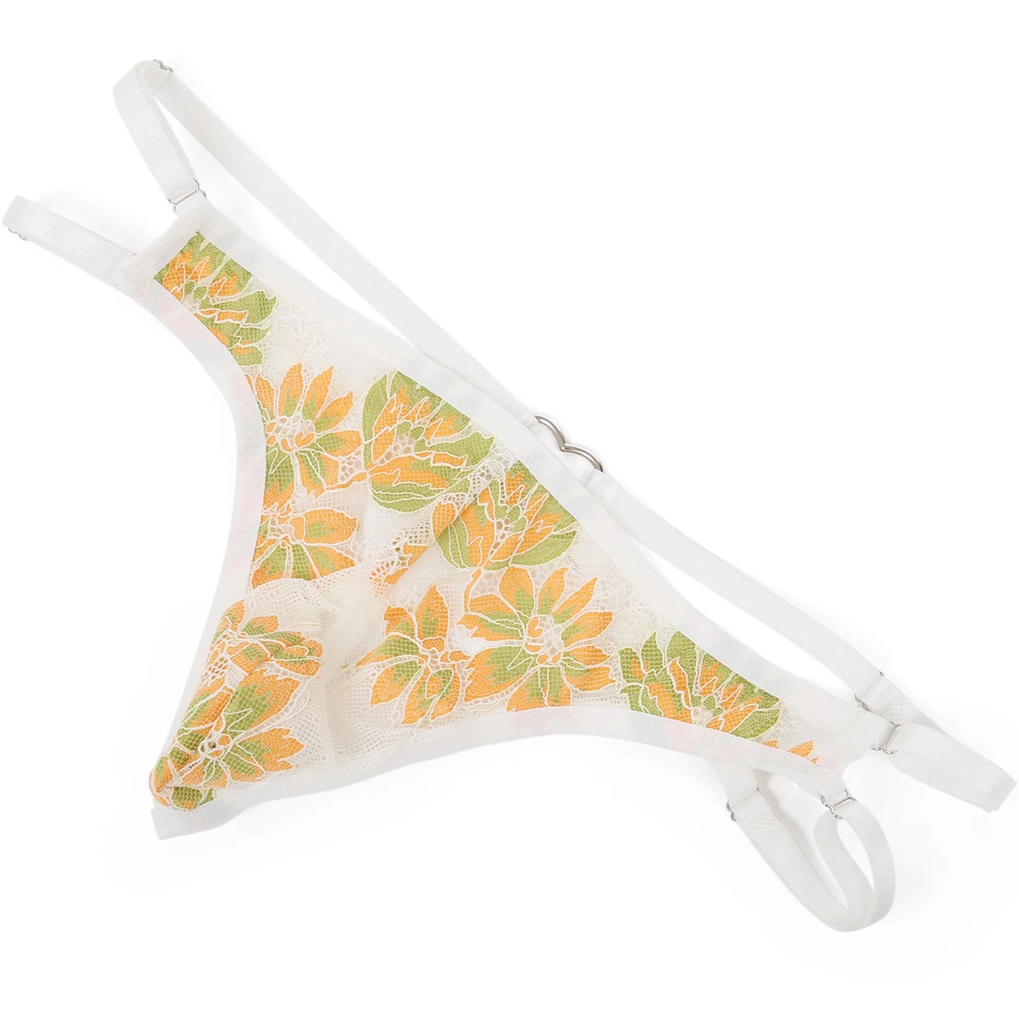 Men's Sheer String Thong – Pink, Red, Yellow & Blue | One Size | Nylon & Lycra