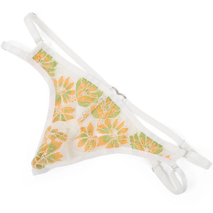 Men's Sheer String Thong – Pink, Red, Yellow & Blue | One Size | Nylon & Lycra