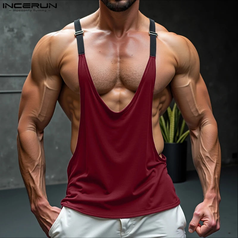 Shoulder Buckle Tank Top