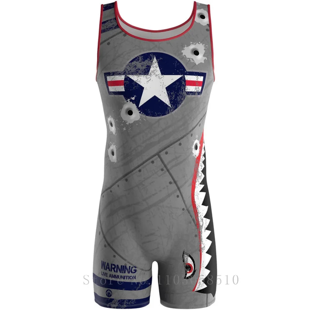 Dog Fight Singlet – 4 Colours | M–2XL | Stretchy Knit