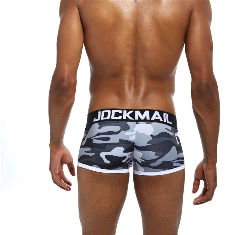 Quick-Dry Camo Boxer Short – 4 Colours | M–2XL | Nylon & Lycra