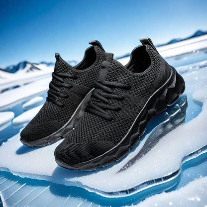 Lightweight Mesh Sneakers | Black | EU 35–48