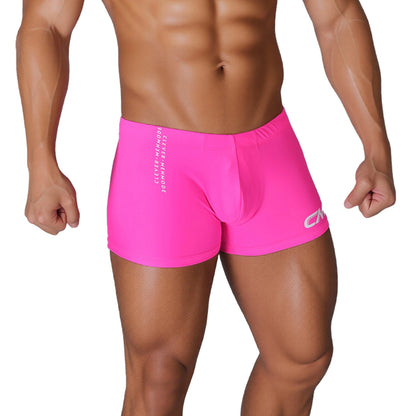 Swim Boxer Shorts – 5 Colours | M–3XL | Nylon & Spandex