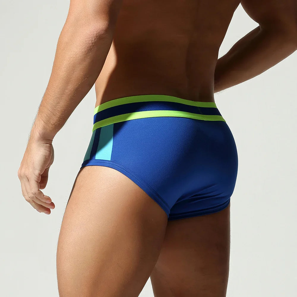 Colour-Block Brief – 3 Colours | M–2XL | Cotton & Elastane