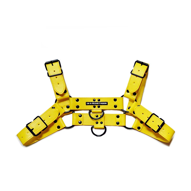 D.M. Faux Leather Body Harness