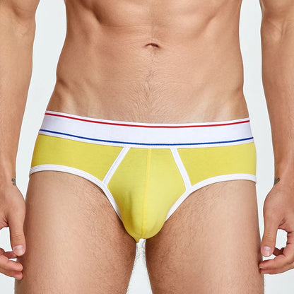Low-Rise Bikini Brief – 6 Colours | M–2XL | Cotton & Spandex