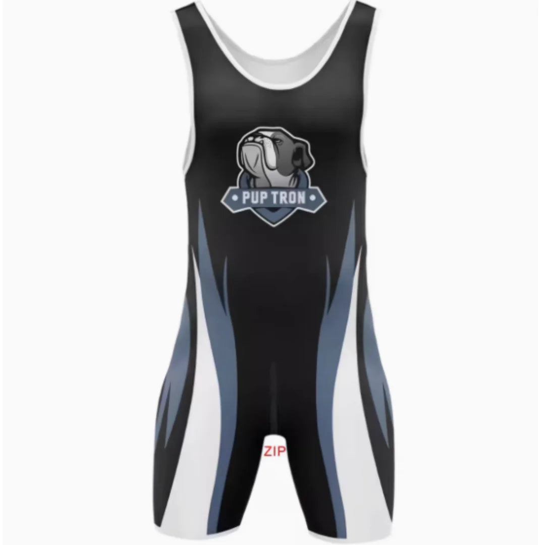 Zipper Wrestling Suit – 5 Colours | S–5XL | Lycra