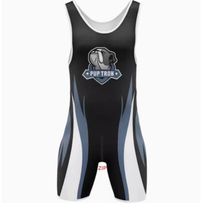 Zipper Wrestling Suit – 5 Colours | S–5XL | Lycra