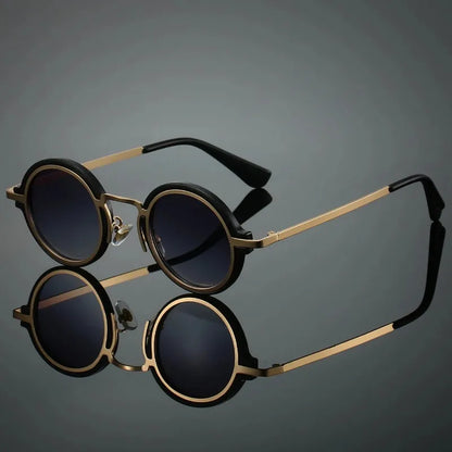Photochromic Round Sunglasses – UV400 | 6 Colours | Alloy Frame