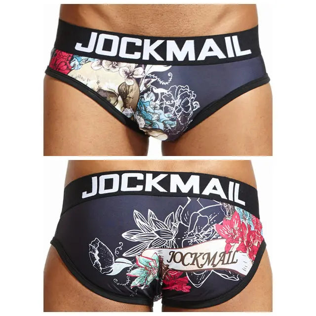 Print Brief – Chains & Flowers Underwear | M–2XL