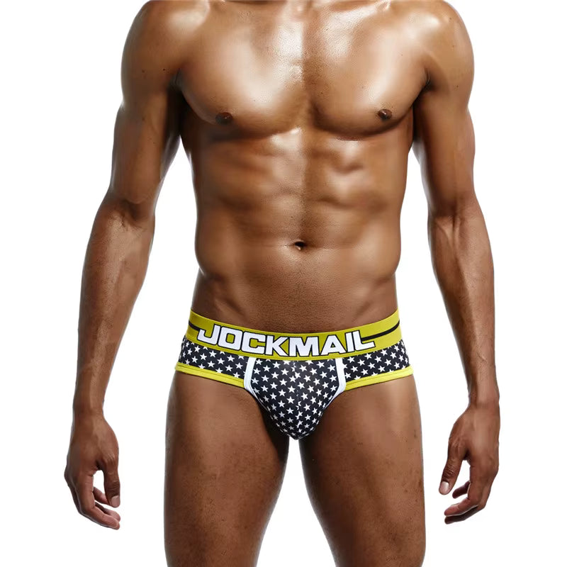 Star Print Brief – All-Over Print Underwear | M–XXL