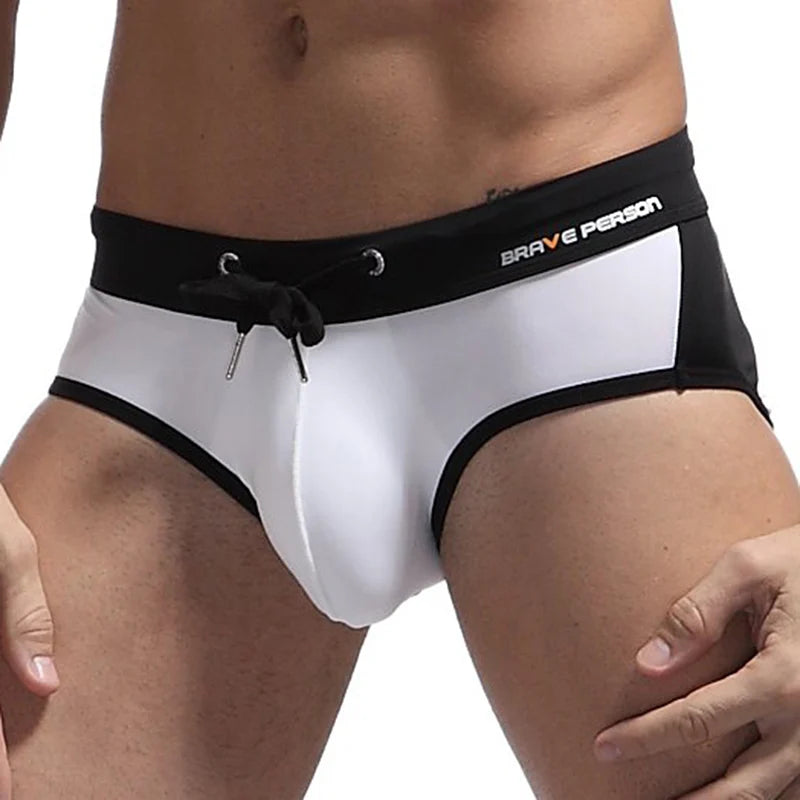 Solid Swim Brief – 4 Colours | S–XL | Nylon & Elastane
