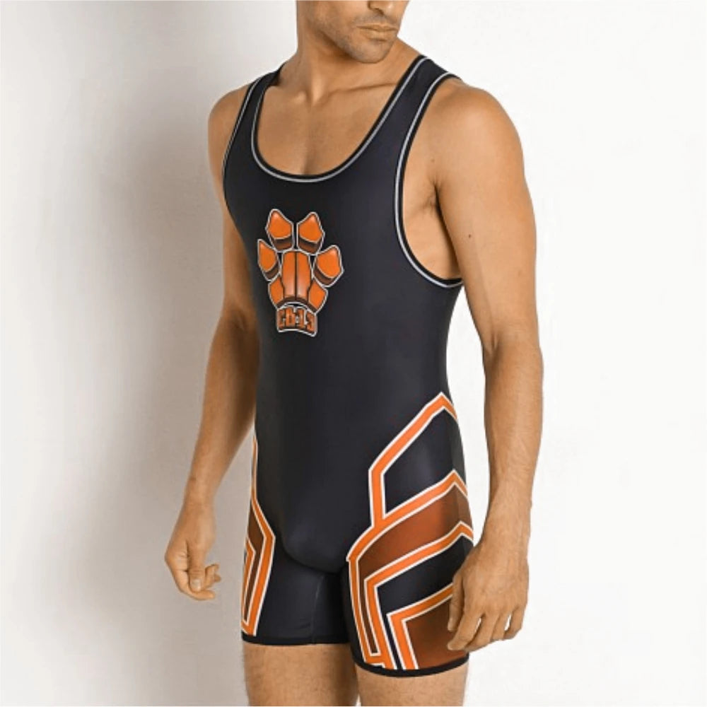 Men's Zipper-Back Singlet – One-Piece Sleeveless Gym & Fitness Top