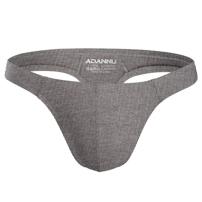 Men's Embossed Jockstrap G-String – Breathable Sexy Underwear with 3D Sculpted Pocket | M–XXL