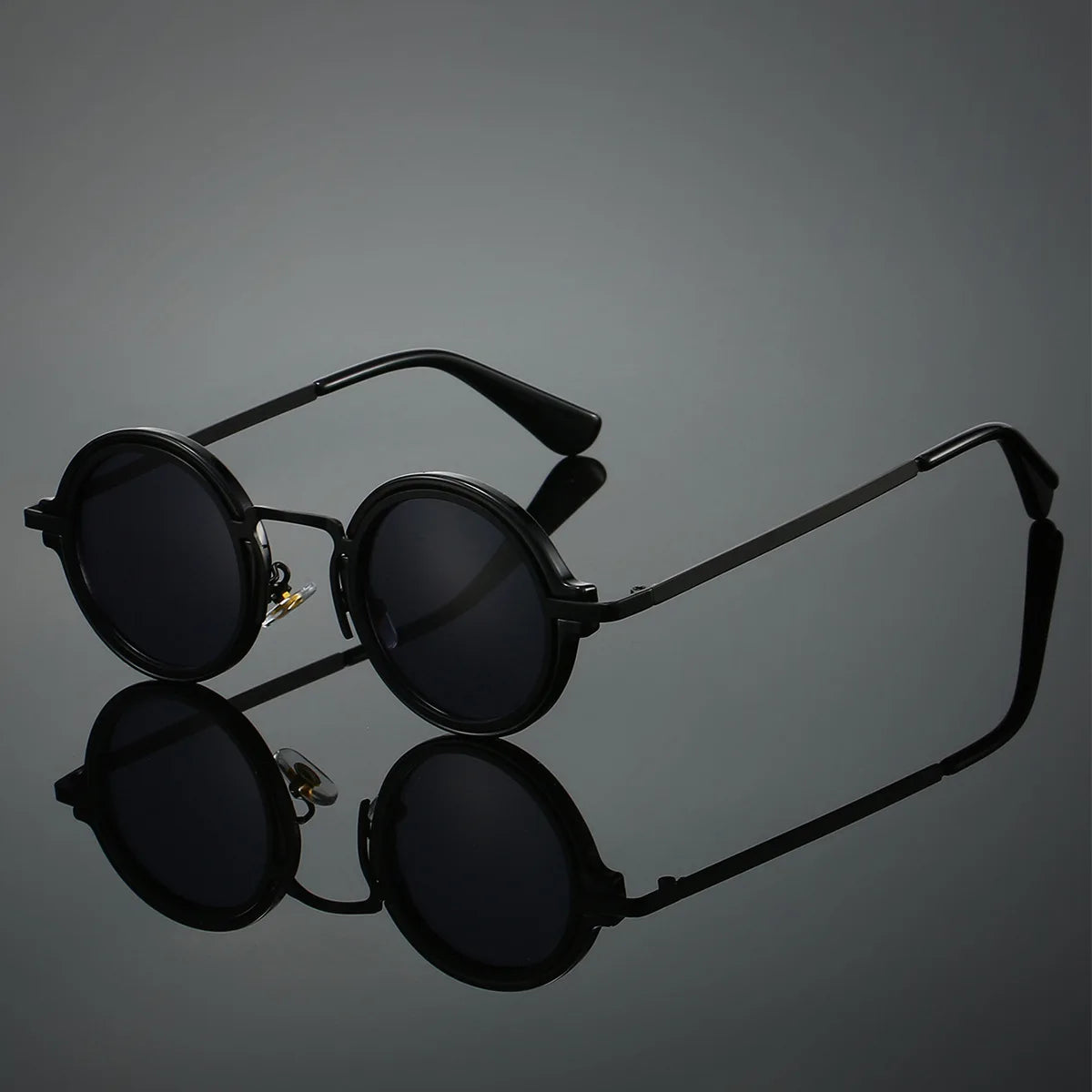 Photochromic Round Sunglasses – UV400 | 6 Colours | Alloy Frame