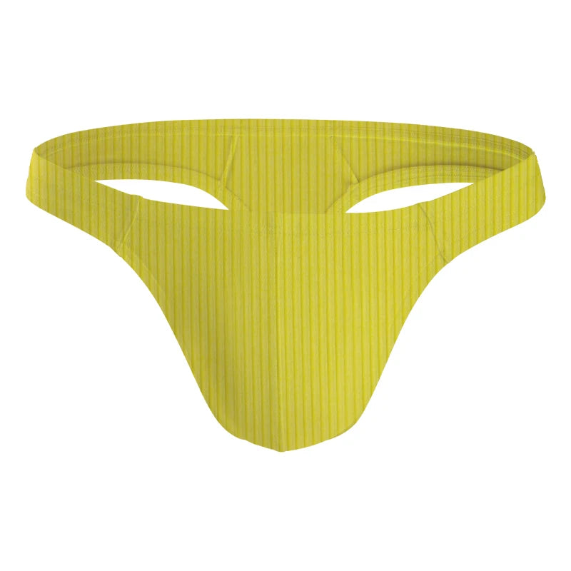 Men's Embossed Jockstrap G-String – Breathable Sexy Underwear with 3D Sculpted Pocket | M–XXL