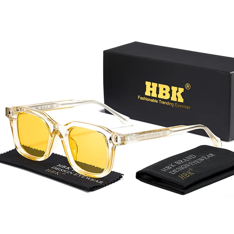 Elegant Square Sunglasses – 7 Colours | UV400 | With or Without Case