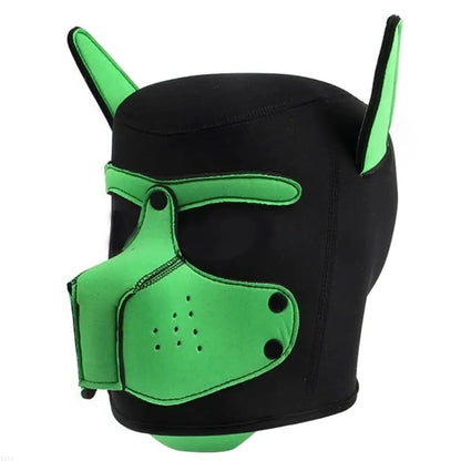 Dog Hood Mask | Full Head | 6 Colours | Cosplay & Fetish