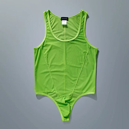 Jockmail Mesh Bodysuit Jockstrap – 6 Colours | M–XL | Nylon & Elastane