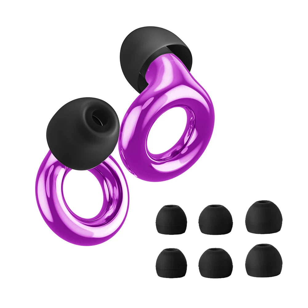High-Fidelity Ear Plugs – 5 Colours | Reusable | 8 Ear Tips
