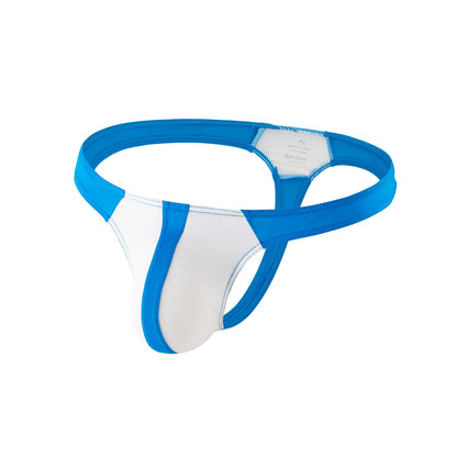 Clever-Men Swim Thong – White/Black, Red/White, White/Blue & Black/Red | M–XXL