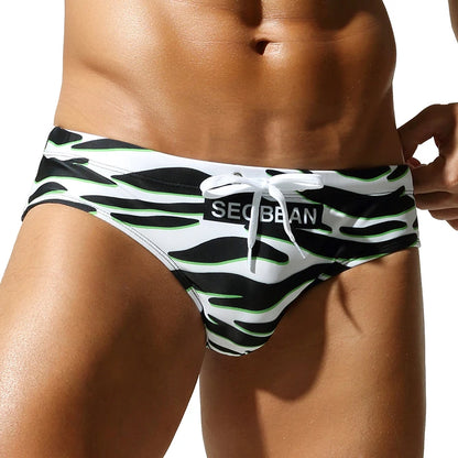 Low-Rise Bikini Swim Brief – 6 Colours | M–2XL | Polyester & Spandex