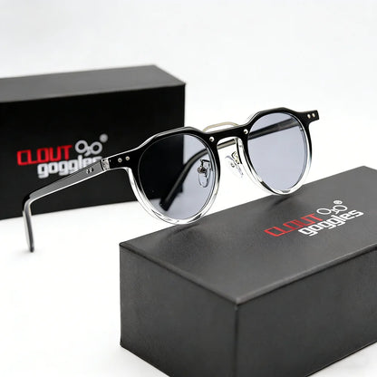 Double Beam Round Sunglasses – 5 Colours | One Size | Plastic